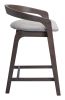 Troy Counter Stool Dove Gray & Espresso
