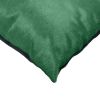 Set of Two 12" X 20" Green Cowhide Throw Pillows