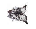 6' X 7' Brown And White Cowhide Cowhide Print Area Rug