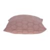 20" Pink Honeycomb Cotton Throw Pillow