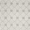8' X 10' Ivory And Gray Wool Ogee Hand Tufted Area Rug