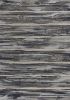 10' X 13' Gray Blue And Black Abstract Area Rug