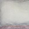 Set Of Two Blush Genuine Sheepskin Lumbar Accent Pillows