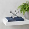 5" Silver Finish Decorative Jack