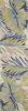 8' Green Pink And Purple Wool Tropical Botanical Hand Tufted Runner Rug