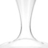 Clear Crystal Glass Convex Curve Shape Stemless Carafe