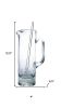 13" Clear Lead Free Crystal Martini Pitcher And Stirrer