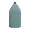 34" Aqua Blue Wood Canoe Hanging Shelf