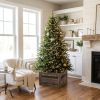 28" Natural Weathered Gray Plank Christmas Tree Collar