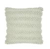 20" Mint Green Striped Throw Pillow With Texture