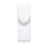 Set Of 2 Mouth Blown Crystal Long Shot Glasses