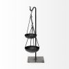 13" Libra Black Vintage Decorative Scale