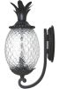 Matte Black Pineapple Wall Light