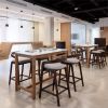 Troy Counter Stool Dove Gray & Espresso