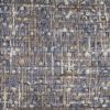 14" X 26" Blue Gray And Beige Nubby Cotton Lumbar Throw Pillow With Texture