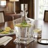 Clear Crystal Angular Shape Stemless Decanter
