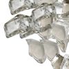 Clear Round Reflective Fire Pit Glass