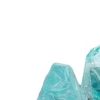 Aqua Round Reflective Fire Pit Glass