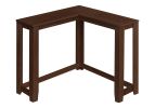 36" Brown Wood Corner Frame Console Table