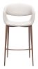 Limay Barstool Beige & Walnut