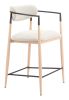 Equinox Counter Stool Oyster Gray & Natural