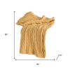 50" X 60" Yellow Cotton Cable Knitted Throw Throw Blanket
