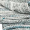 Blue and Black Woven 100% Poly Pet Throw Blanket