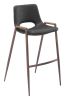 Desi Barstool Black & Walnut