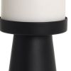 10" Black Metal Tabletop Pillar Candle Holder