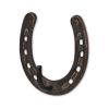 4" Antiqued Bronze Cast Iron Horseshoe Wall Hook