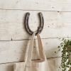 4" Antiqued Bronze Cast Iron Horseshoe Wall Hook