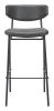 Charon Barstool Vintage Black