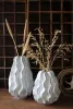 CERAMIC RUFFLE VASE - SMALL