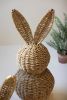 SET OF THREE WOVEN VINE EASTER RABBITS