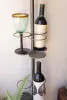 METAL WALL WINE RACK