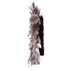 24" Silver Pinecone Needle Berry Wreath