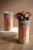 PAINTED CLAY PAINT BRUSH VASE
