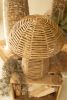 SET OF FOUR WOVEN SEAGRASS MUSHROOMS
