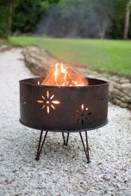 RUSTIC IRON FIRE PIT