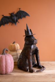 3D CAT WITH WITCH HAT