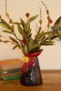 CERAMIC ROOSTER HEAD VASE