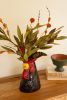 CERAMIC ROOSTER HEAD VASE