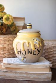 CERAMIC HONEY JAR