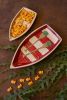 SET OF TWO CERAMIC BOAT PLATTERS