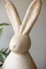 SET OF TWO RABBIT SCULPTURES