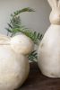 SET OF TWO RABBIT SCULPTURES