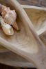 SET OF THREE CARVED WOOD FISH PLATTERS