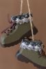 GREEN BOOTS CHRISTMAS ORNAMENT