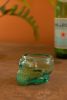 6 RECYCLED CLEAR SHOT GLASS - SKULL