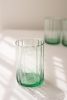 6-RECYCLED WATER GLASS - CLEAR